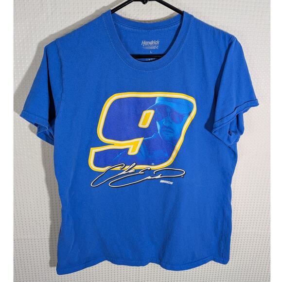 Chase Elliott 9 Hendrick Motorsports T Shirt Men’s Large Blue NASCAR Driver Tee - Picture 1 of 4